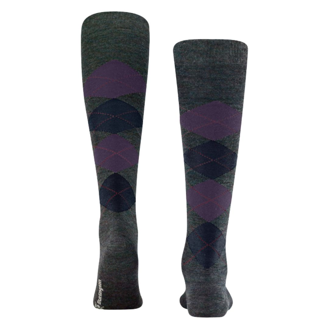 Calzini lunghi Burlington Edinburg Melange gambaletto