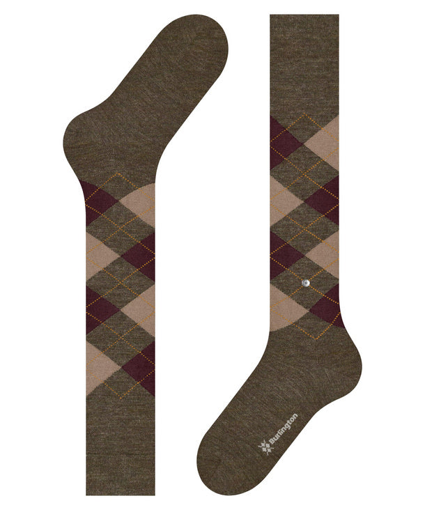 Calzini lunghi Edinburgh Melange gambaletto Burlington