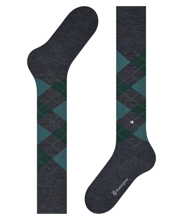 Calzini lunghi Edinburgh Melange gambaletto Burlington