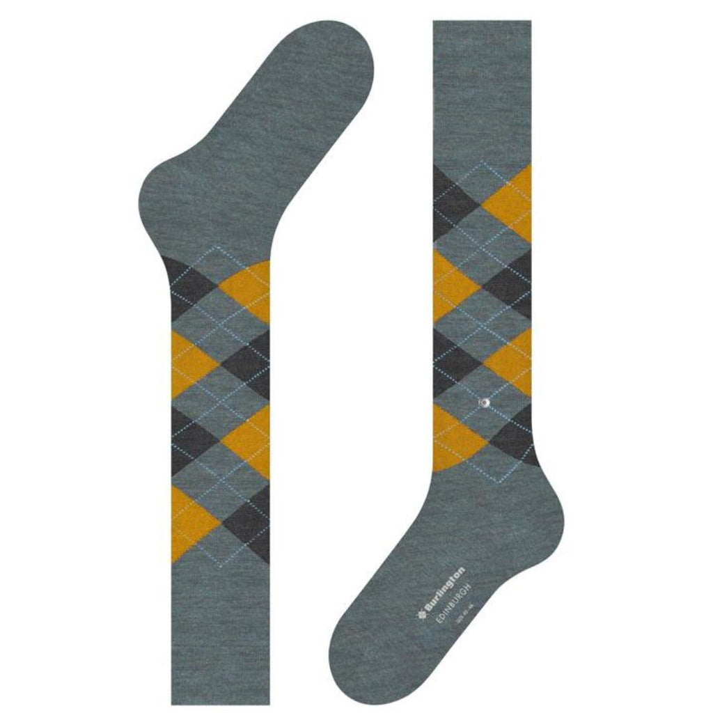 Calzini lunghi Burlington Edinburg Melange gambaletto