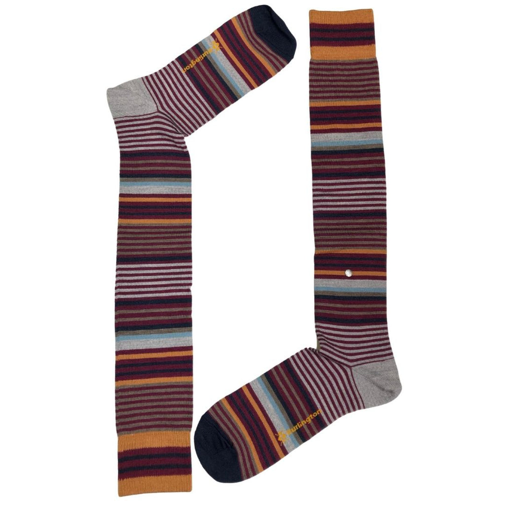 Calzini lunghi Burlington Stripe gambaletto