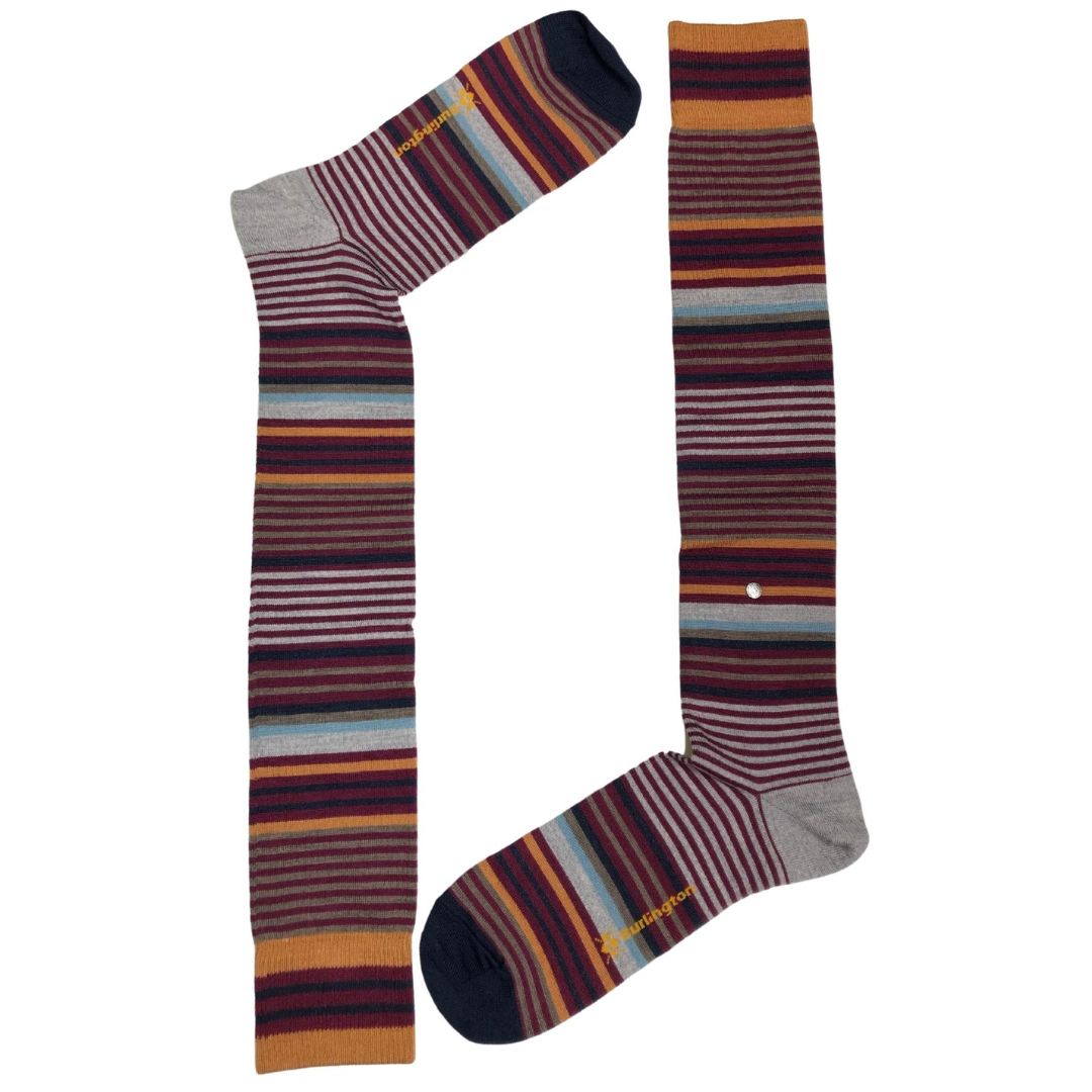 Calzini lunghi Burlington Stripe gambaletto