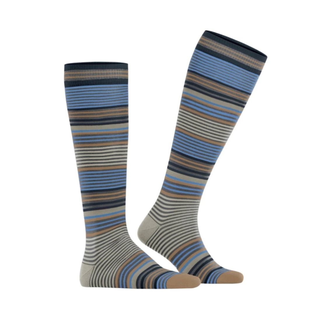 Calzini lunghi Burlington Stripe gambaletto