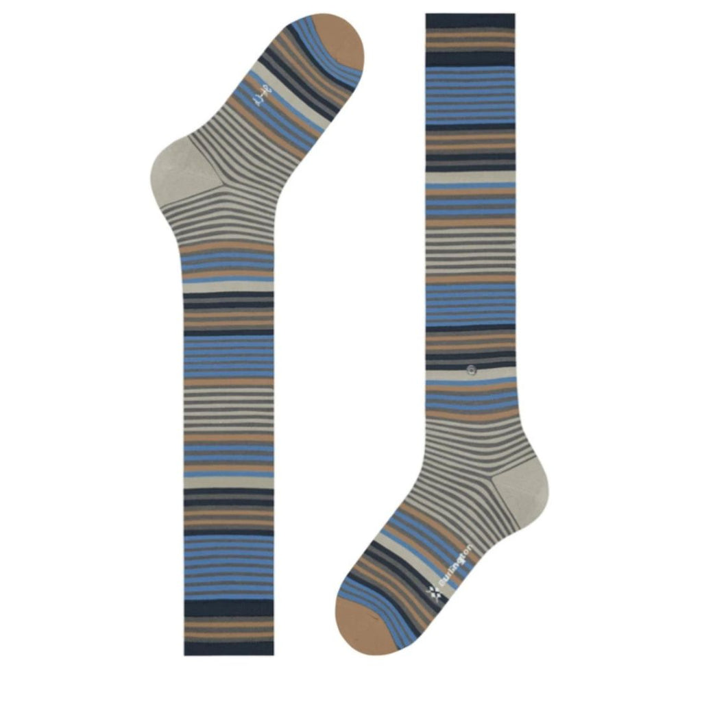 Calzini lunghi Burlington Stripe gambaletto