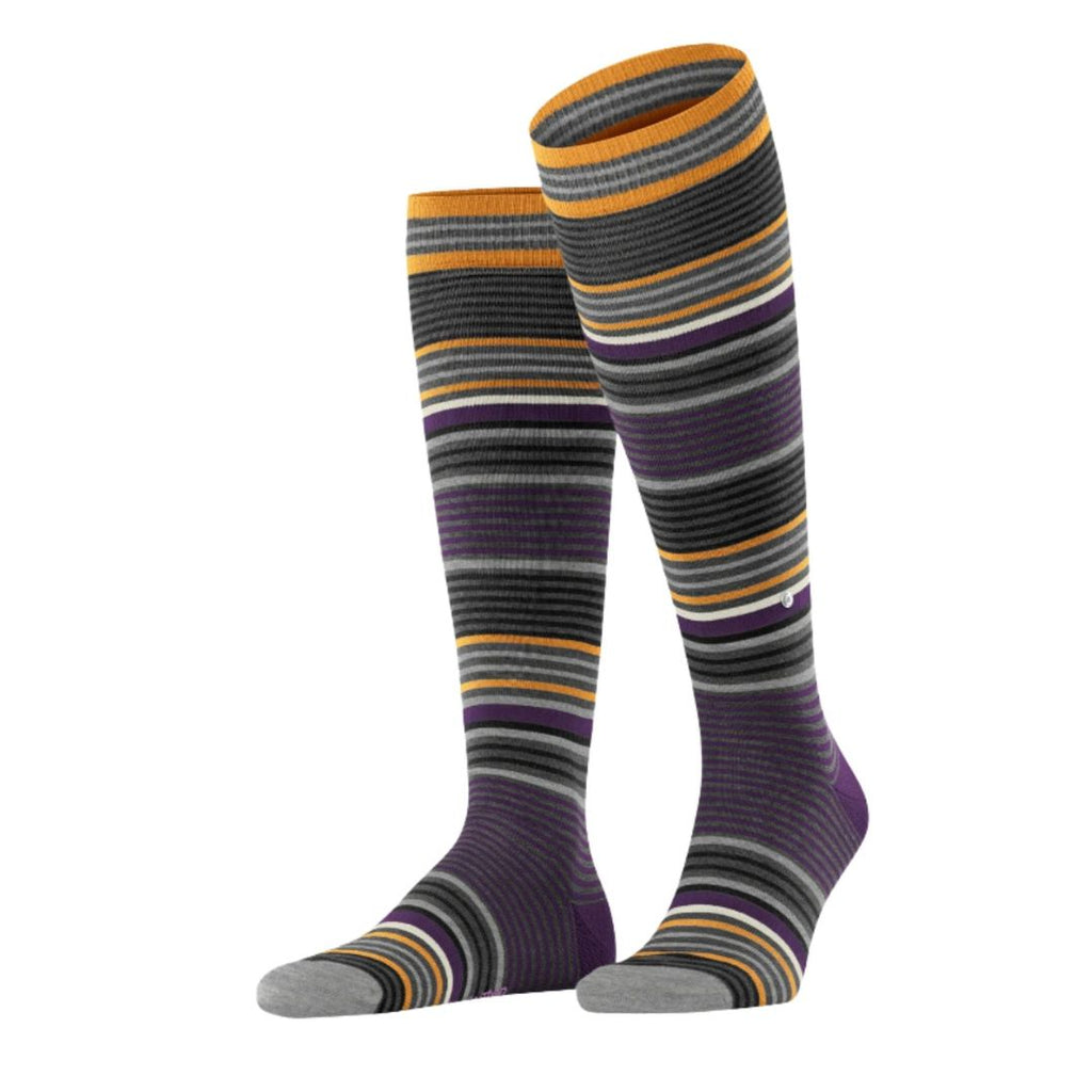 Calzini lunghi Burlington Stripe gambaletto