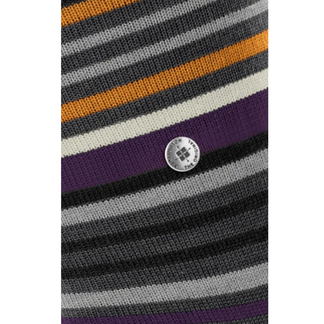 Calzini lunghi Burlington Stripe gambaletto