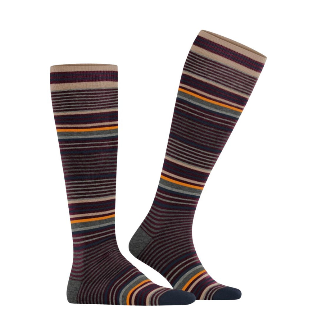 Calzini lunghi Burlington Stripe gambaletto