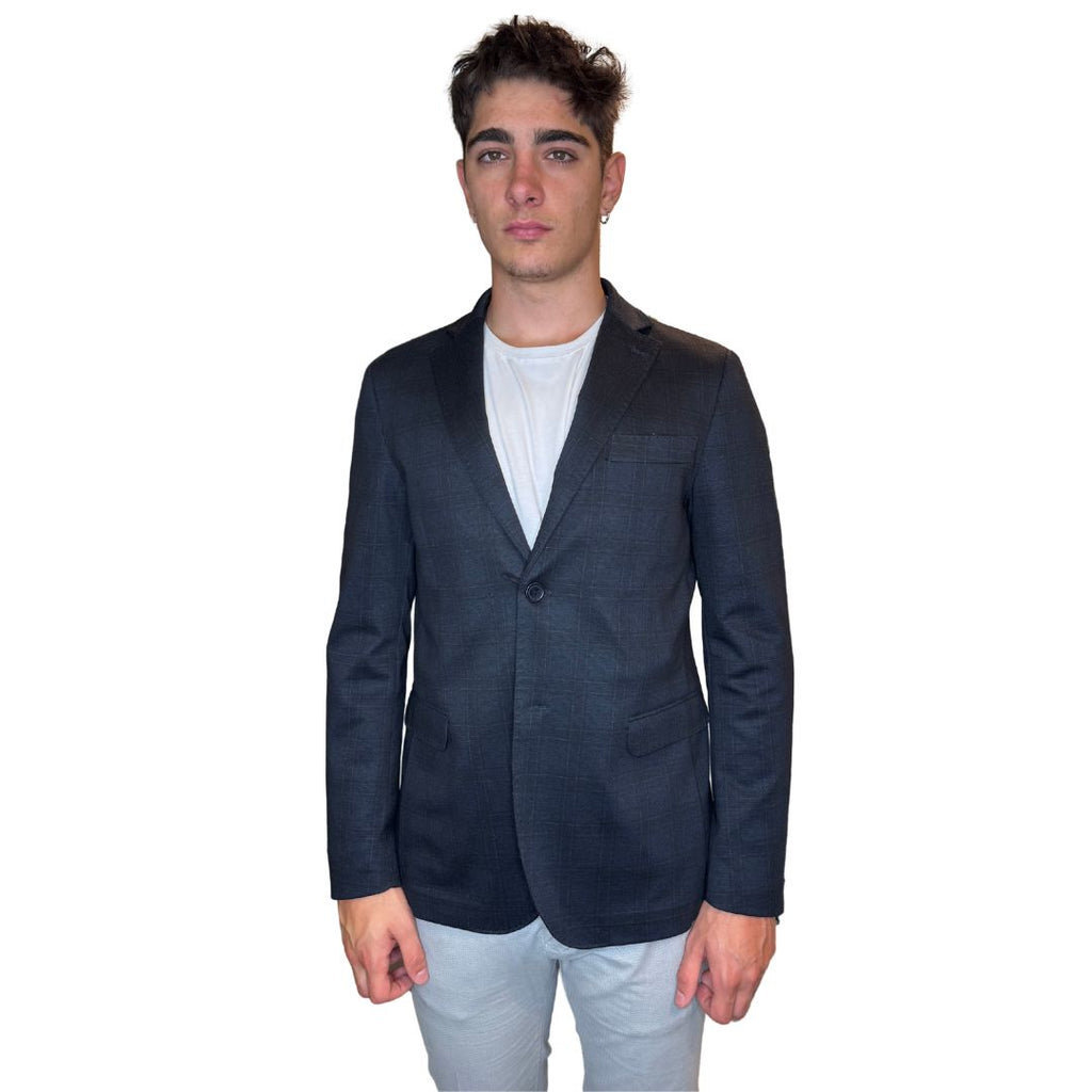 Giacca uomo principe di galles viscosa ed elastam