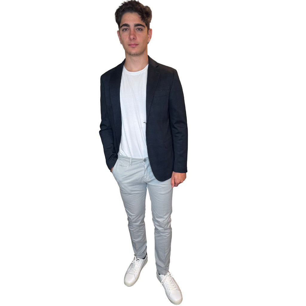 Giacca uomo principe di galles viscosa ed elastam