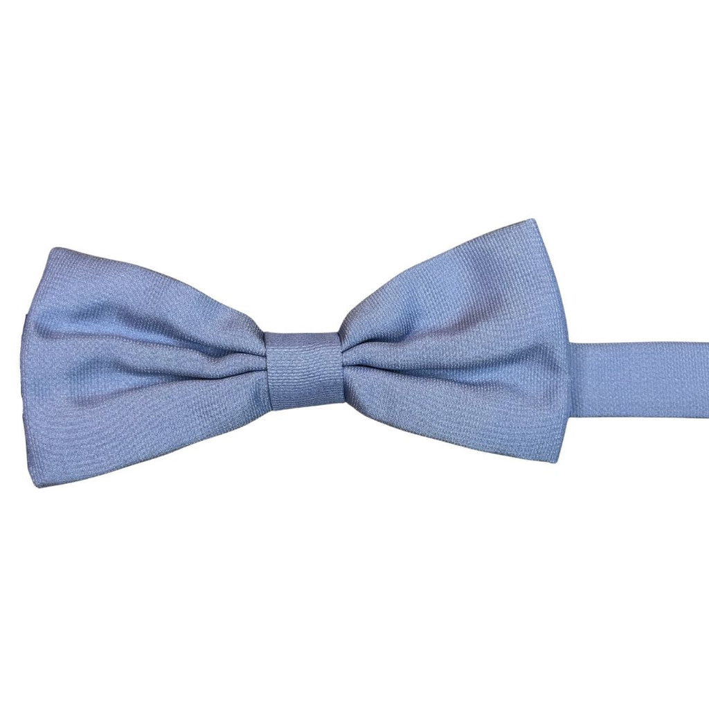 Papillon in faille di seta verticale rifinito a mano con profilo in tono