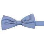 Papillon in faille di seta verticale rifinito a mano con profilo in tono