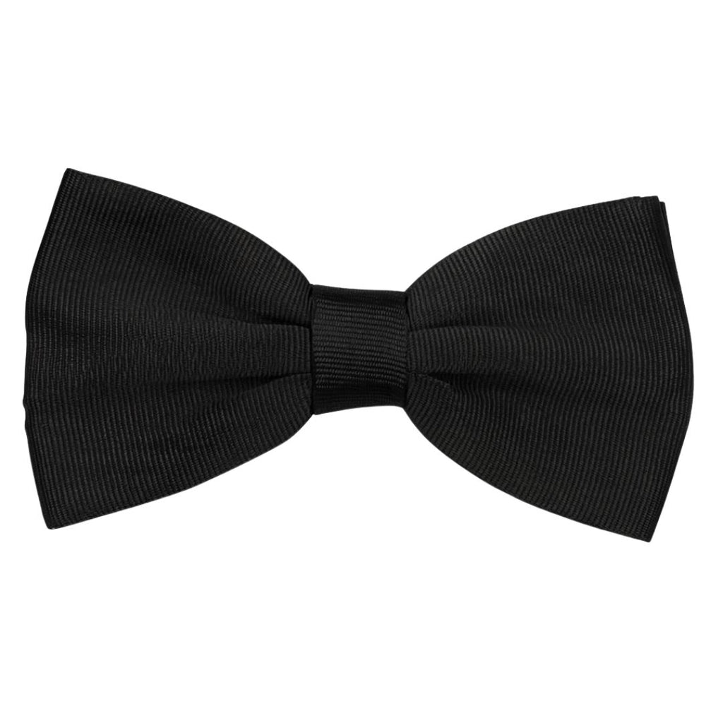 Papillon in faille di seta verticale rifinito a mano con profilo in tono