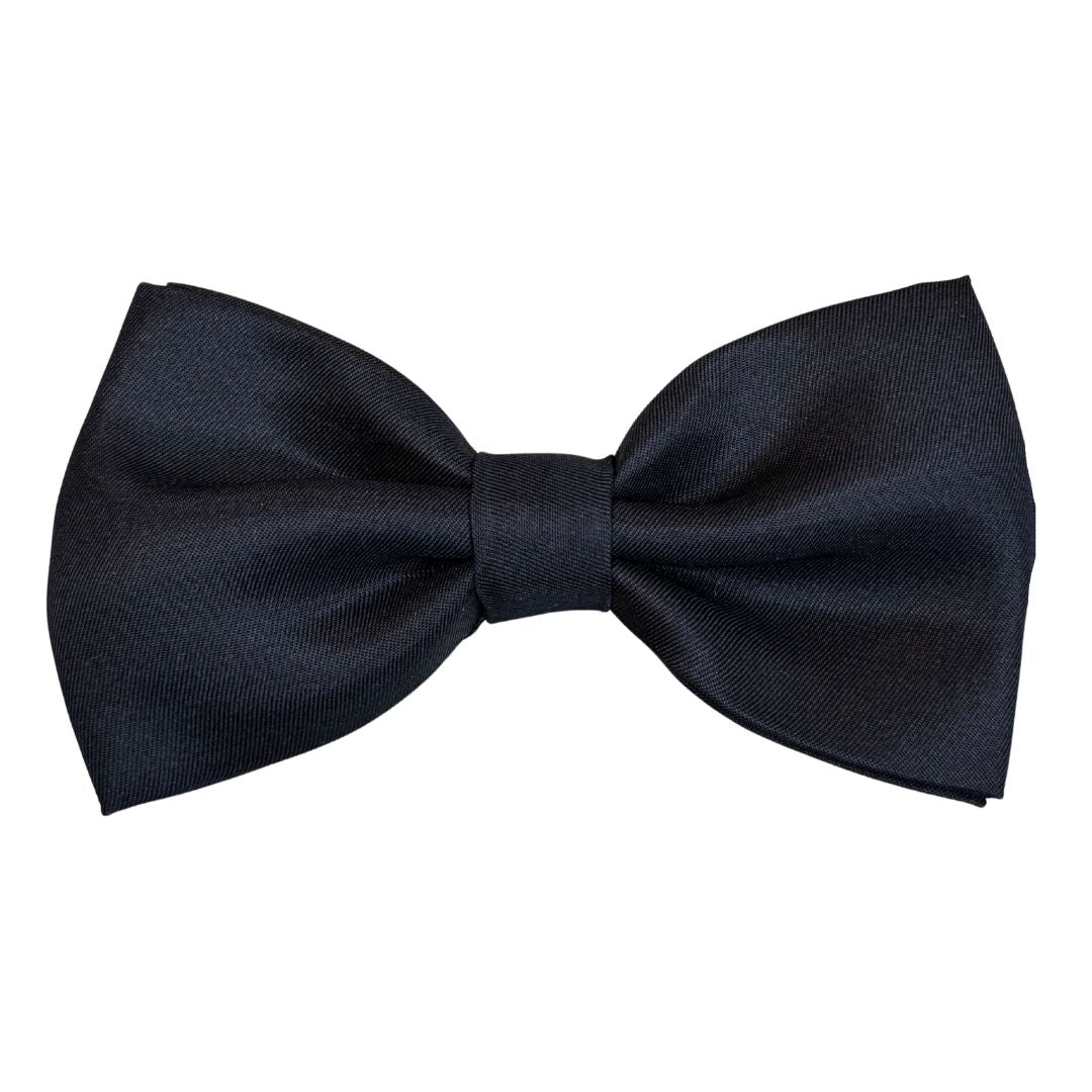 Papillon in seta monocolore annodato a mano finitura sartoriale