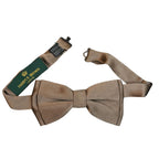 Papillon in seta monocolore annodato a mano finitura sartoriale