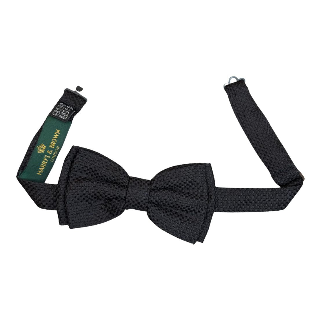 Papillon in Seta Jacquard quadretto