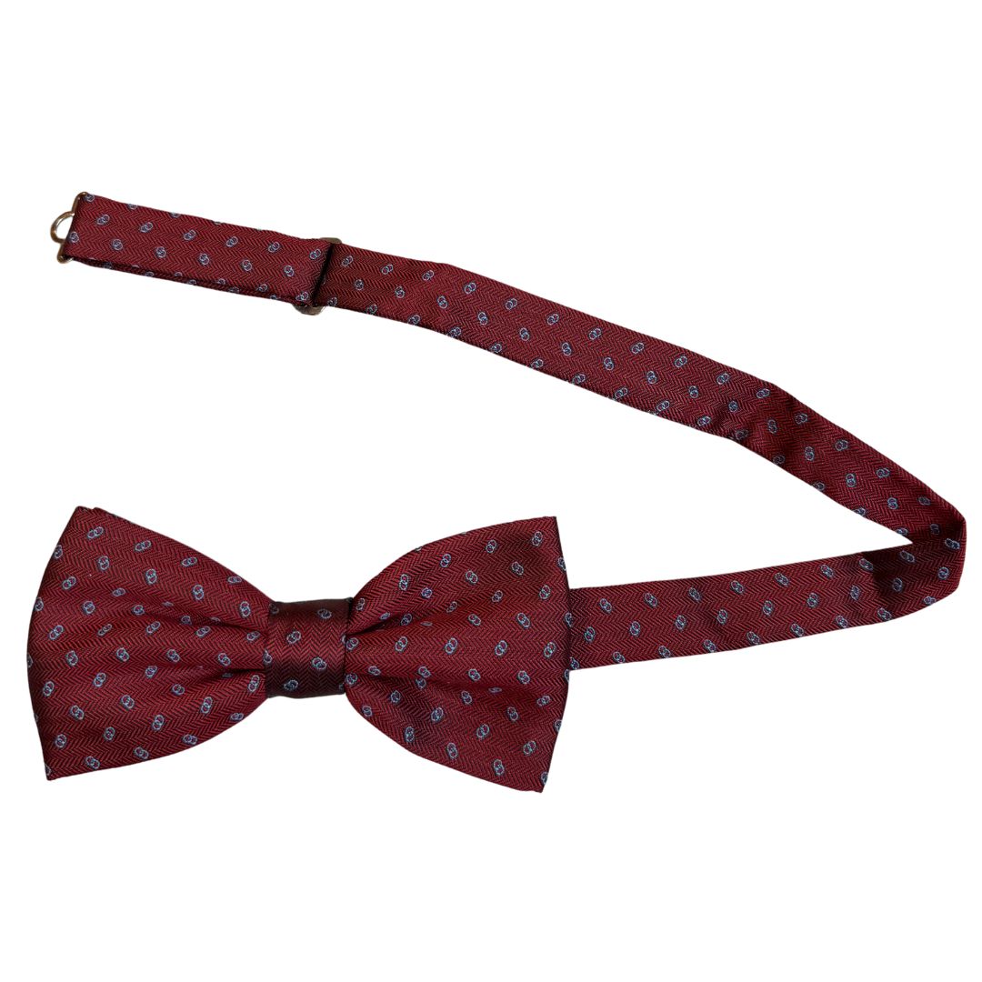 Papillon in seta jacquard anelli uniti rifinito a mano con cura sartoriale