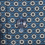 Camicia uomo button down elastam fantasia