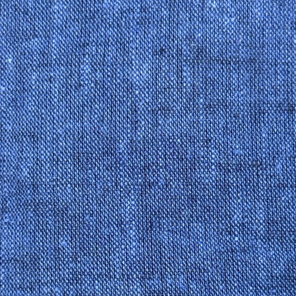 Camicia uomo classica tinta unita lino collo francese  cannole' avanti