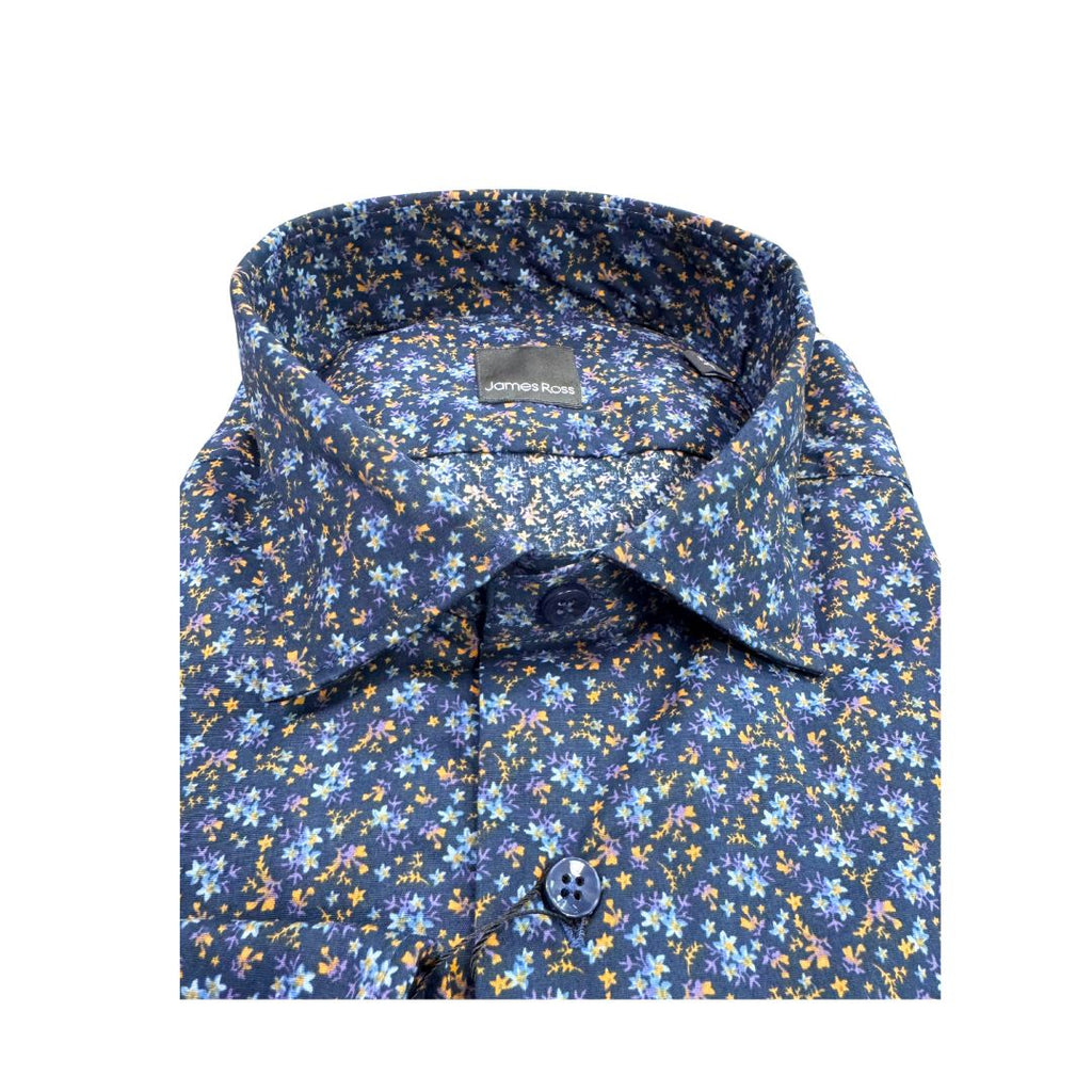 Camicia uomo classica elastam fantasia fiori
