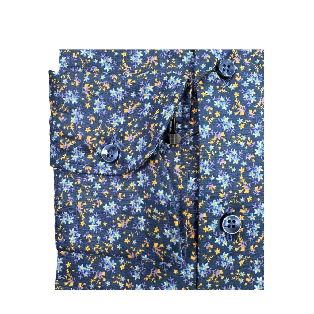 Camicia uomo classica elastam fantasia fiori