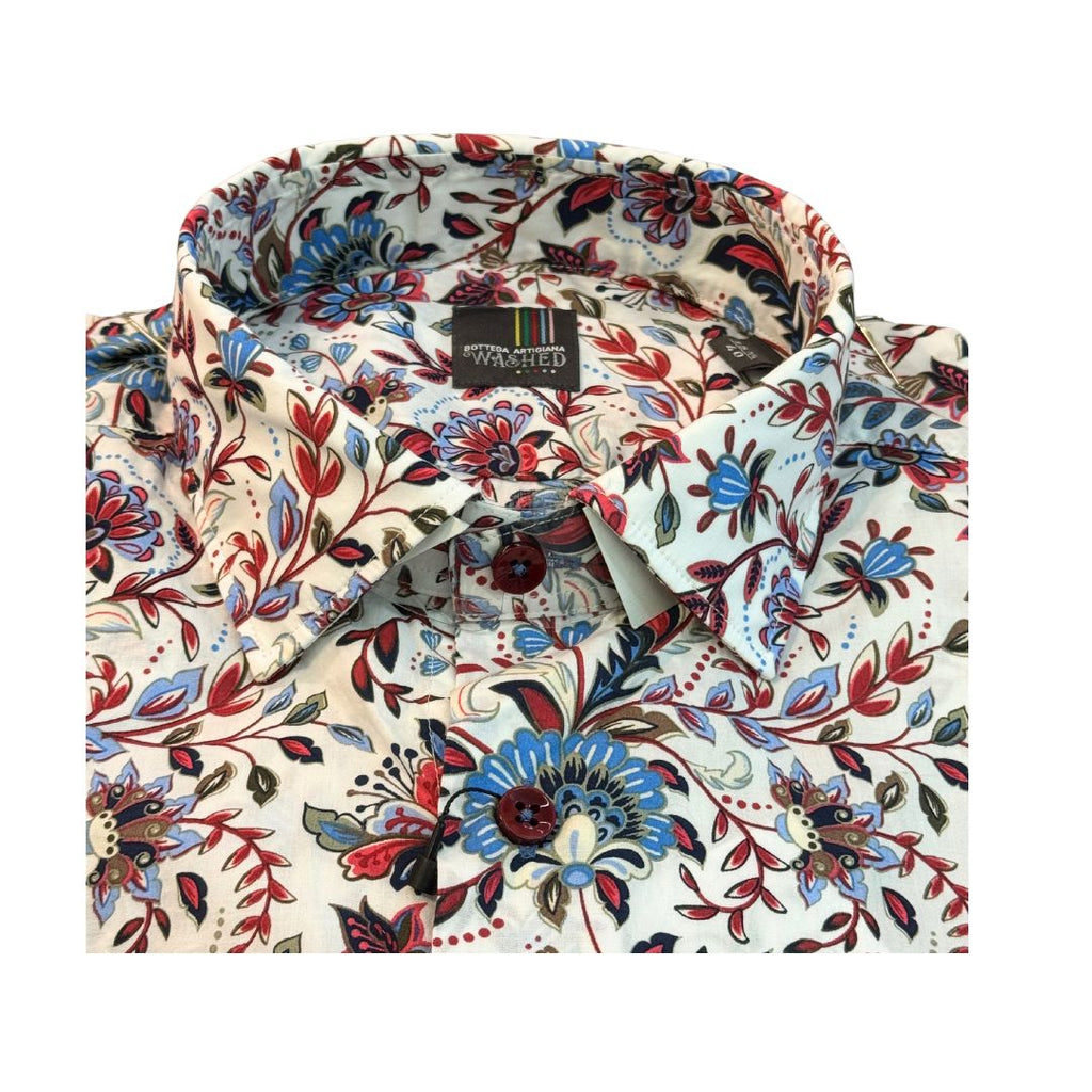 Camicia uomo classica fantasia colorata