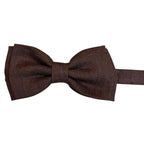 Papillon in lino tinta unita