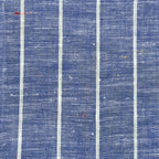 Camicia uomo button down misto lino extra fit righe