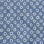 Camicia uomo button down misto lino fantasia pallini