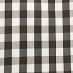 Camicia uomo button down regular in cotone a quadretti bianco nero con tasca