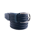 Cintura Uomo Intrecciata e Elasticizzata in Cuoio Rigenerato