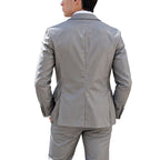 Abito uomo sartoriale  giacca con tasca a toppa Made in Italy