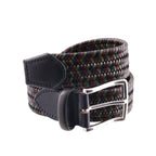 Cintura Elasticizzata Intrecciata in pelle