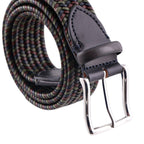 Cintura Elasticizzata Intrecciata in pelle