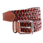 Cintura Elasticizzata Intrecciata in pelle