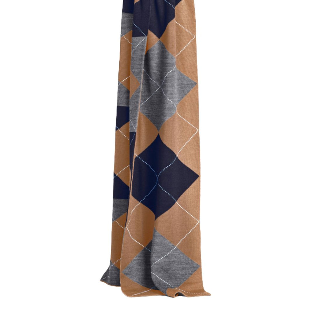 Sciarpa uomo misto lana Royal Reverso a rombi Burlington