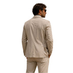 Giacca uomo destrutturata 100% cotone tasca a toppa Made in Italy