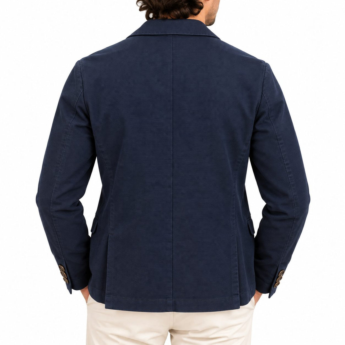 Giacca uomo Sartoria Di Lorenzo tasca con pattina drop 4