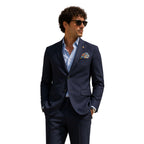 Giacca uomo destrutturata Sartoria Di Lorenzo tasca con pattina Made in Italy