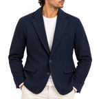 Giacca uomo destrutturata Sartoria Di Lorenzo tasca con pattina drop 4