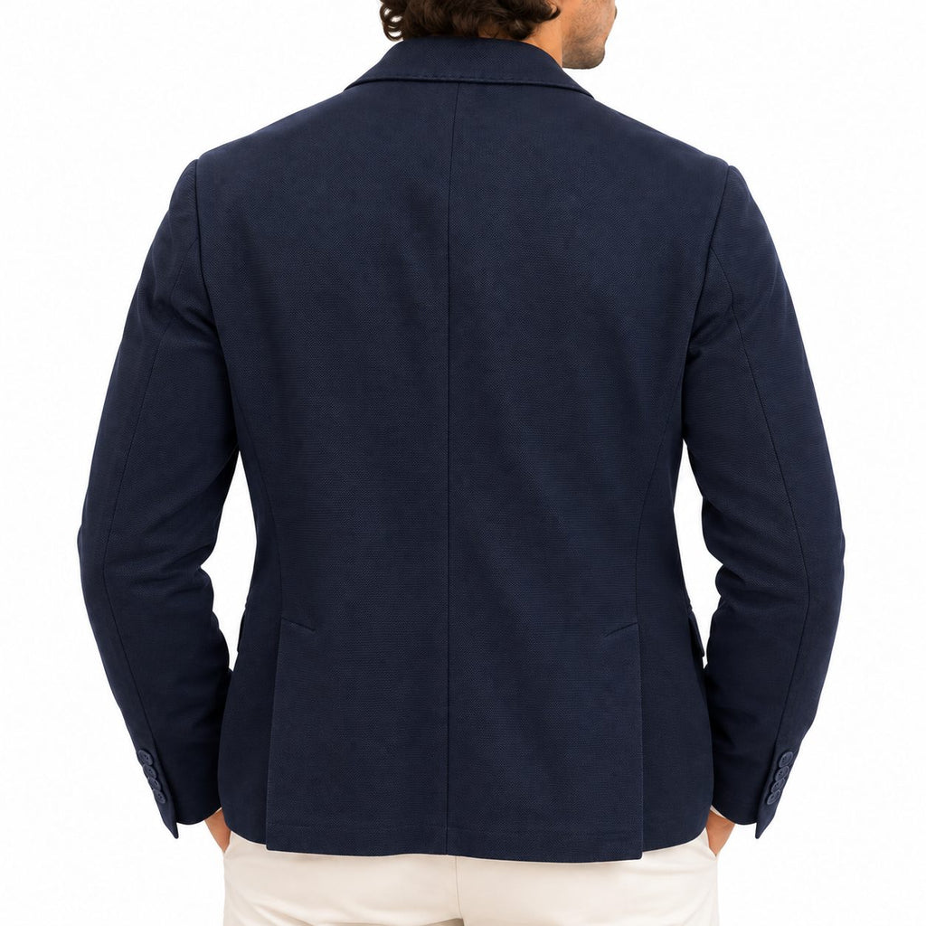 Giacca uomo destrutturata Sartoria Di Lorenzo tasca con pattina drop 4
