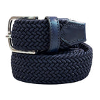 Cintura uomo elastica viscosa rifinita a mano Made in Italy