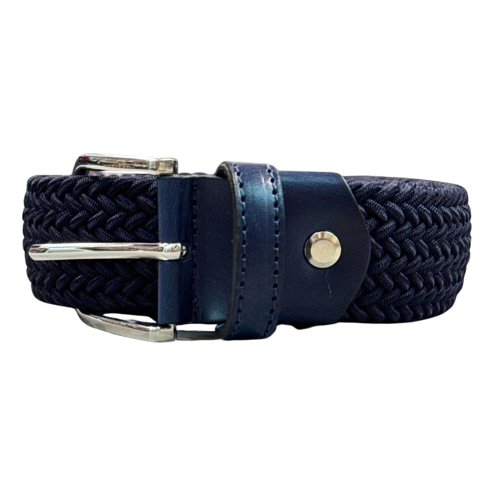 Cintura uomo elastica viscosa rifinita a mano Made in Italy
