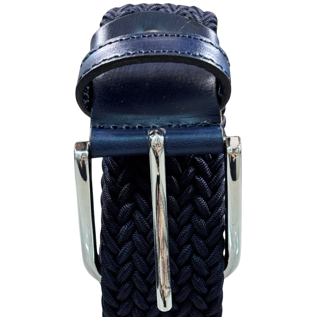 Cintura uomo elastica viscosa rifinita a mano Made in Italy