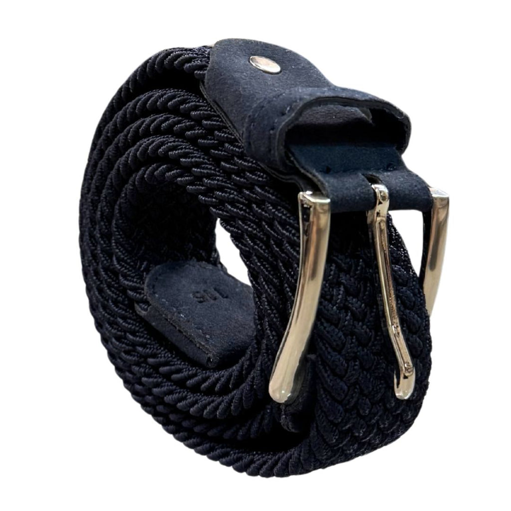 Cintura Uomo Elasticizzata finali tono su tono scamosciati Made in Italy