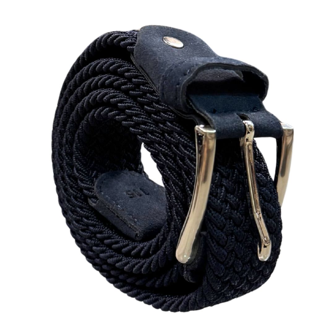 Cintura Uomo Elasticizzata finali tono su tono scamosciati Made in Italy