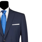 Abito uomo Drop Quattro, giacca 2 bottoni, pantaloni tasca america Made in Italy