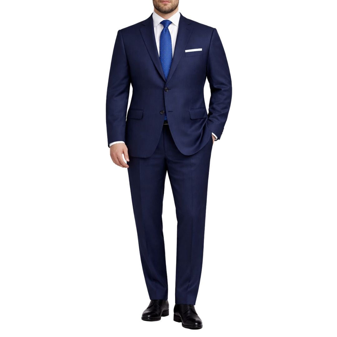 Abito uomo Drop Quattro, giacca 2 bottoni, pantaloni tasca america Made in Italy