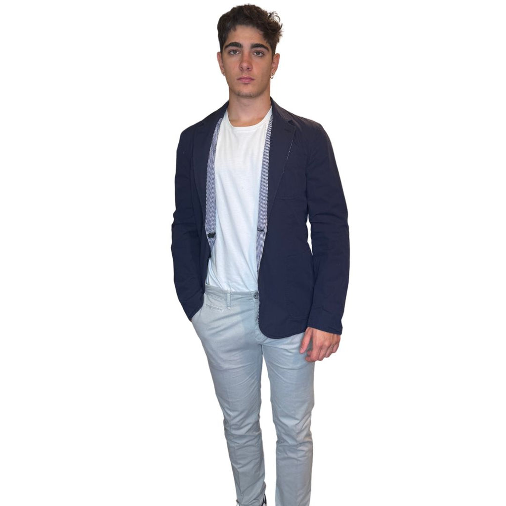 Giacca uomo cotone double face sartoriale Made in Italy Prinud