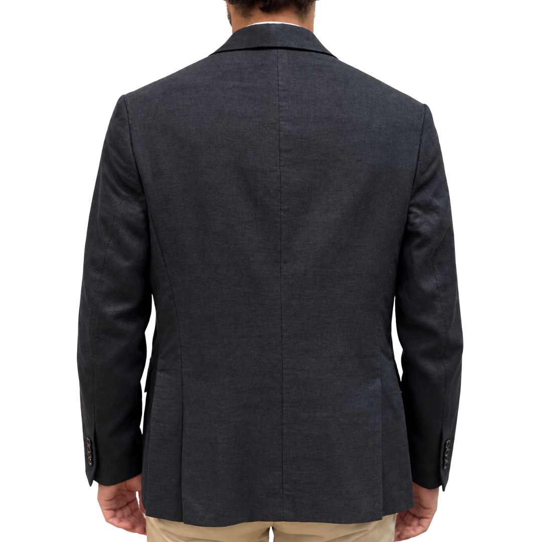 Giacca uomo 100% lino monopetto 2 bottoni Made in Italy