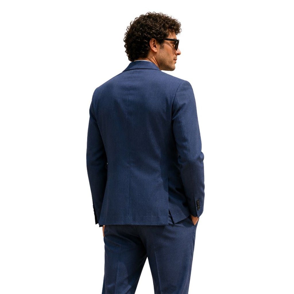 Giacca uomo sartoriale in misto cotone drop 7 monopetto Made in Italy